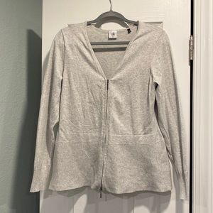 Very cute Cabi Peplum Lightweight Zip Sweater!!